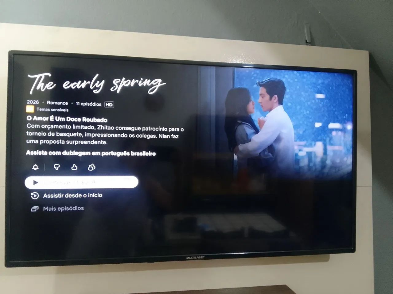 Tv Smart Multilaser 40 polegadas com painel. - Foto 2