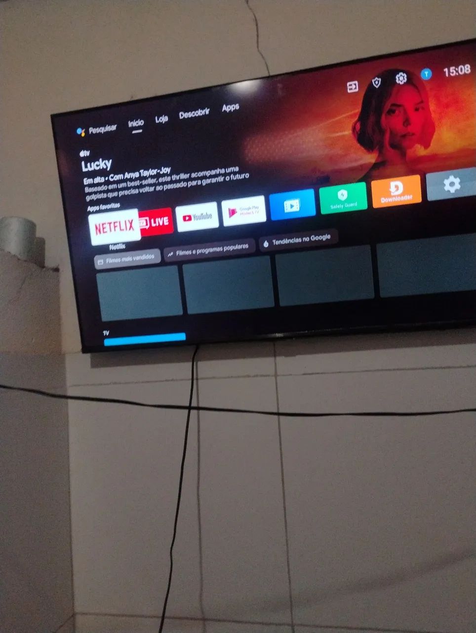 Tv TCL 43 semi nova - Foto 4