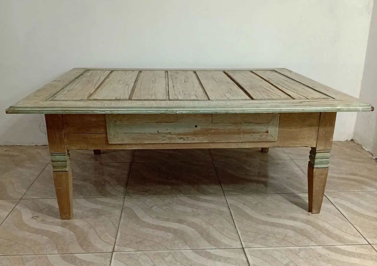 Mesa de centro rústica 