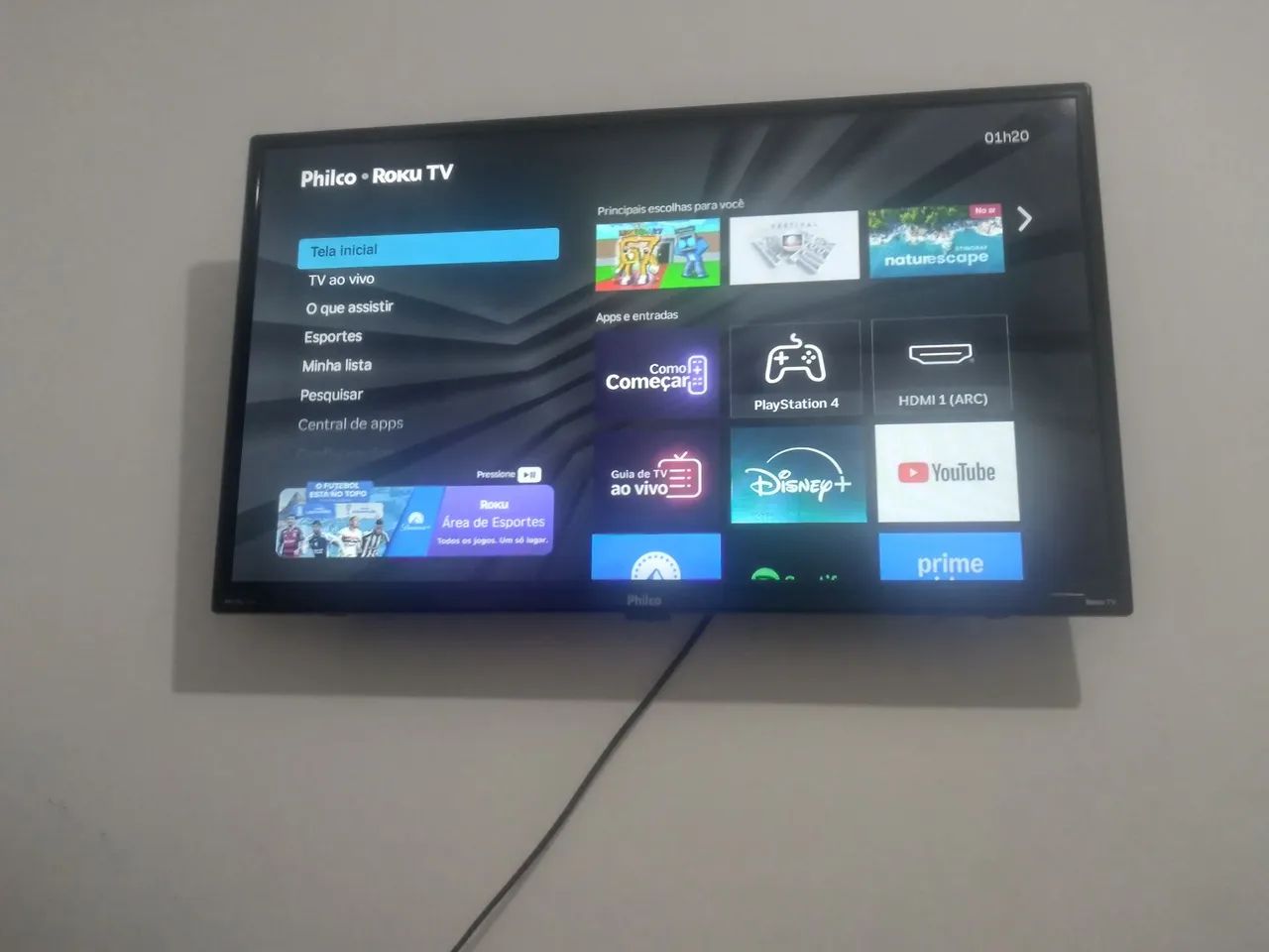 Vendo smart TV 32 polegadas philco roku - Foto 2