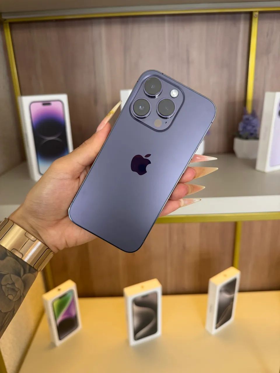 iPhone 14 Pro 256gb Roxo Profundo - Foto 2