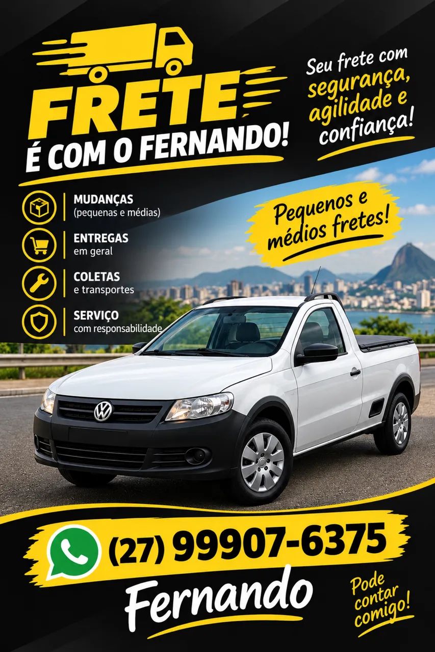 FRETE COM PREÇO JUSTO  EM GUARAPARI