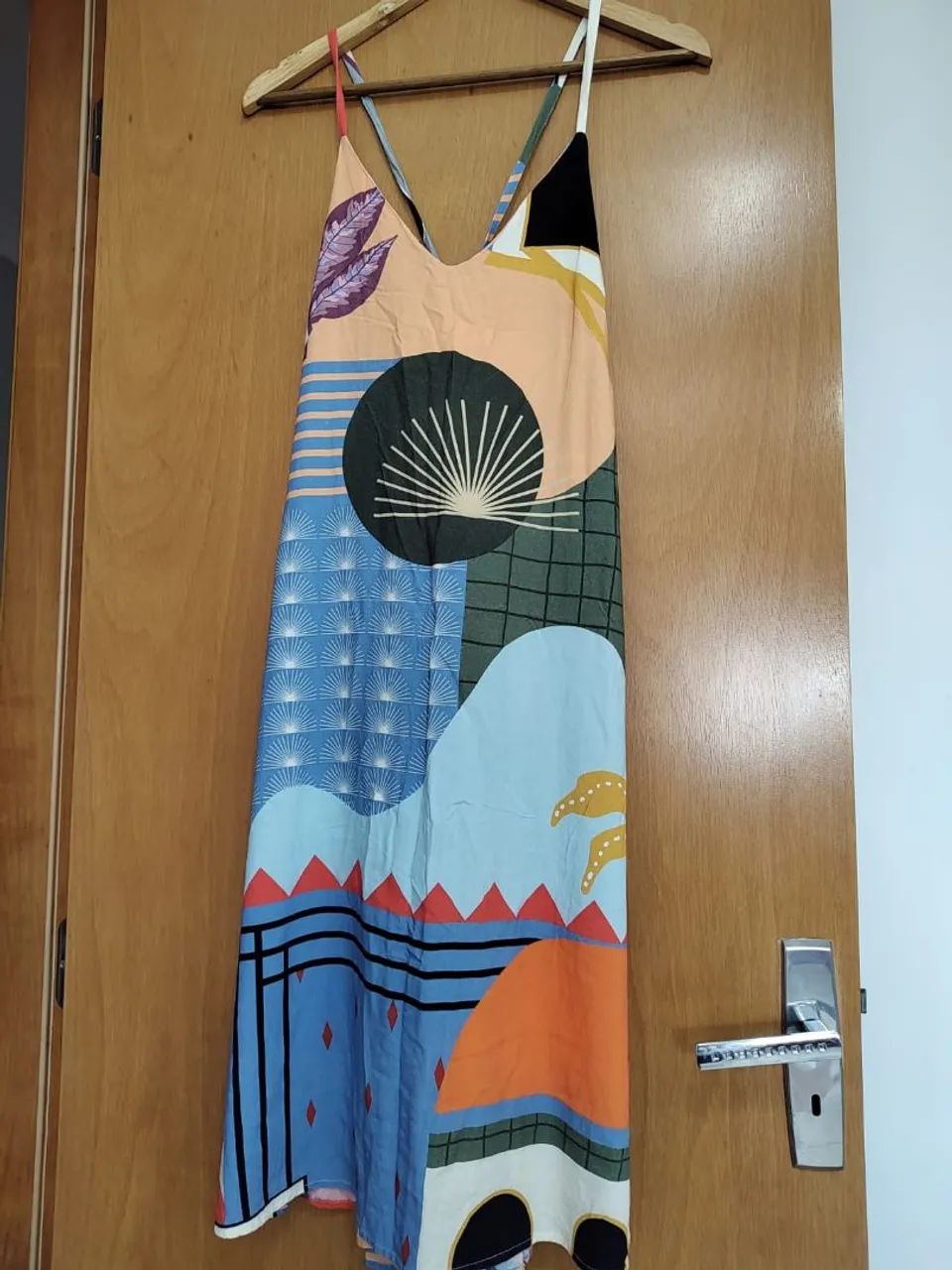 Vestido midi estampado 