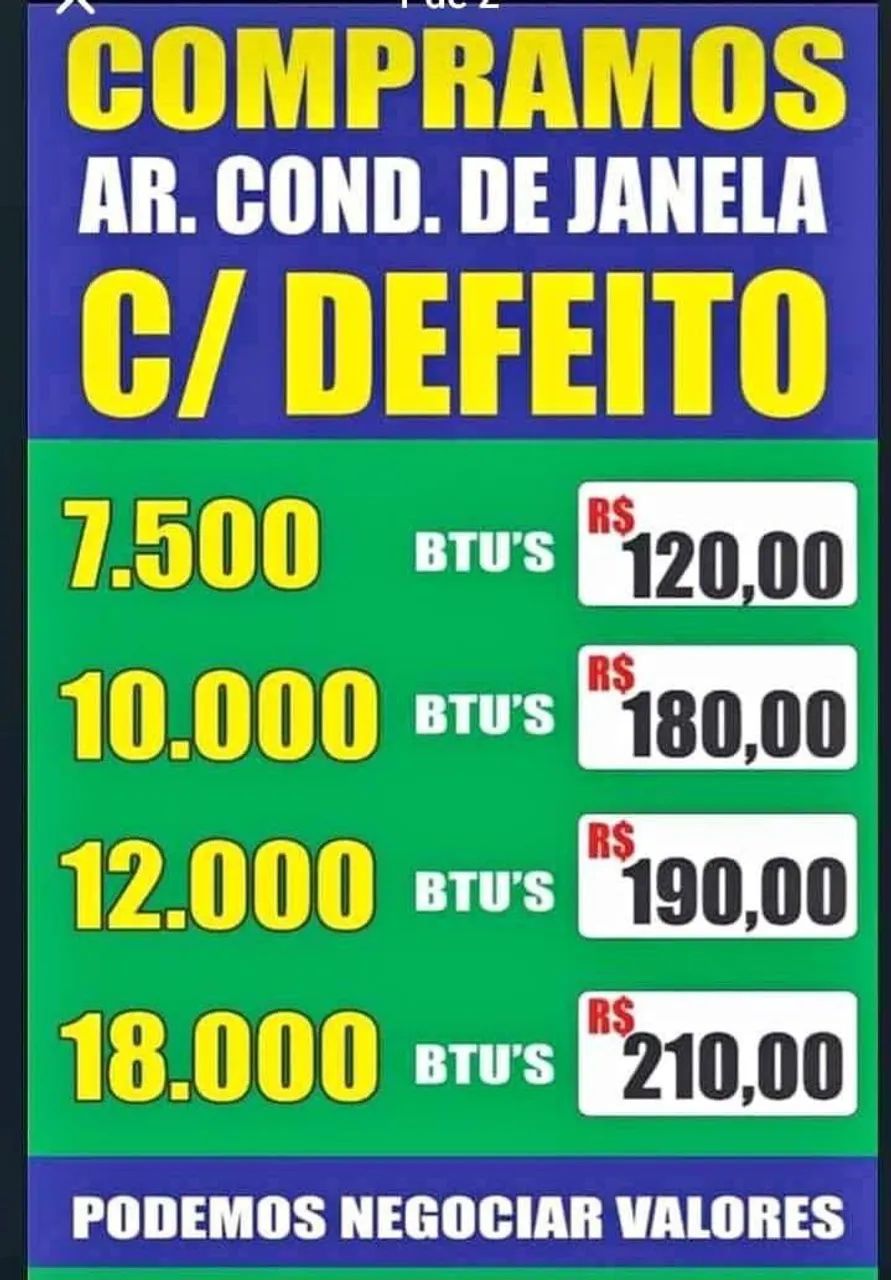 Ar condicionado de caixa 
