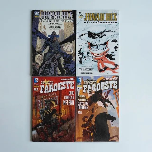 Jonah Hex 1 a 6 + Grandes Astros do Faroeste 1 e 2 - Novos e