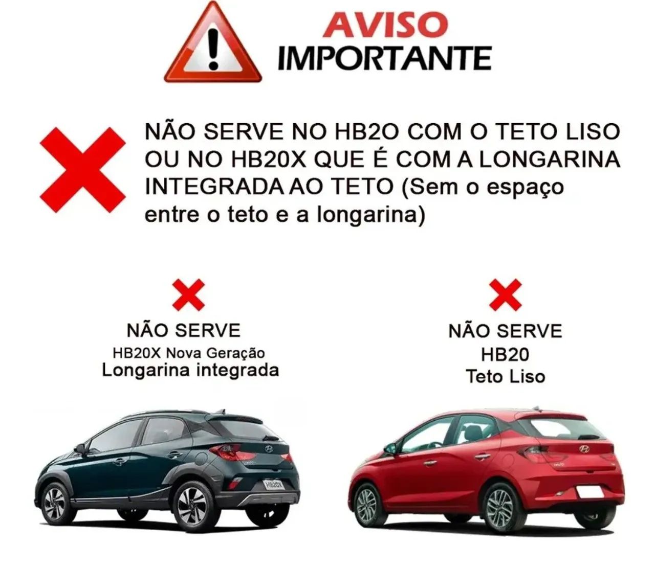 Rack teto Hb20x 2014 -2018 , novo, sem uso  - Foto 4