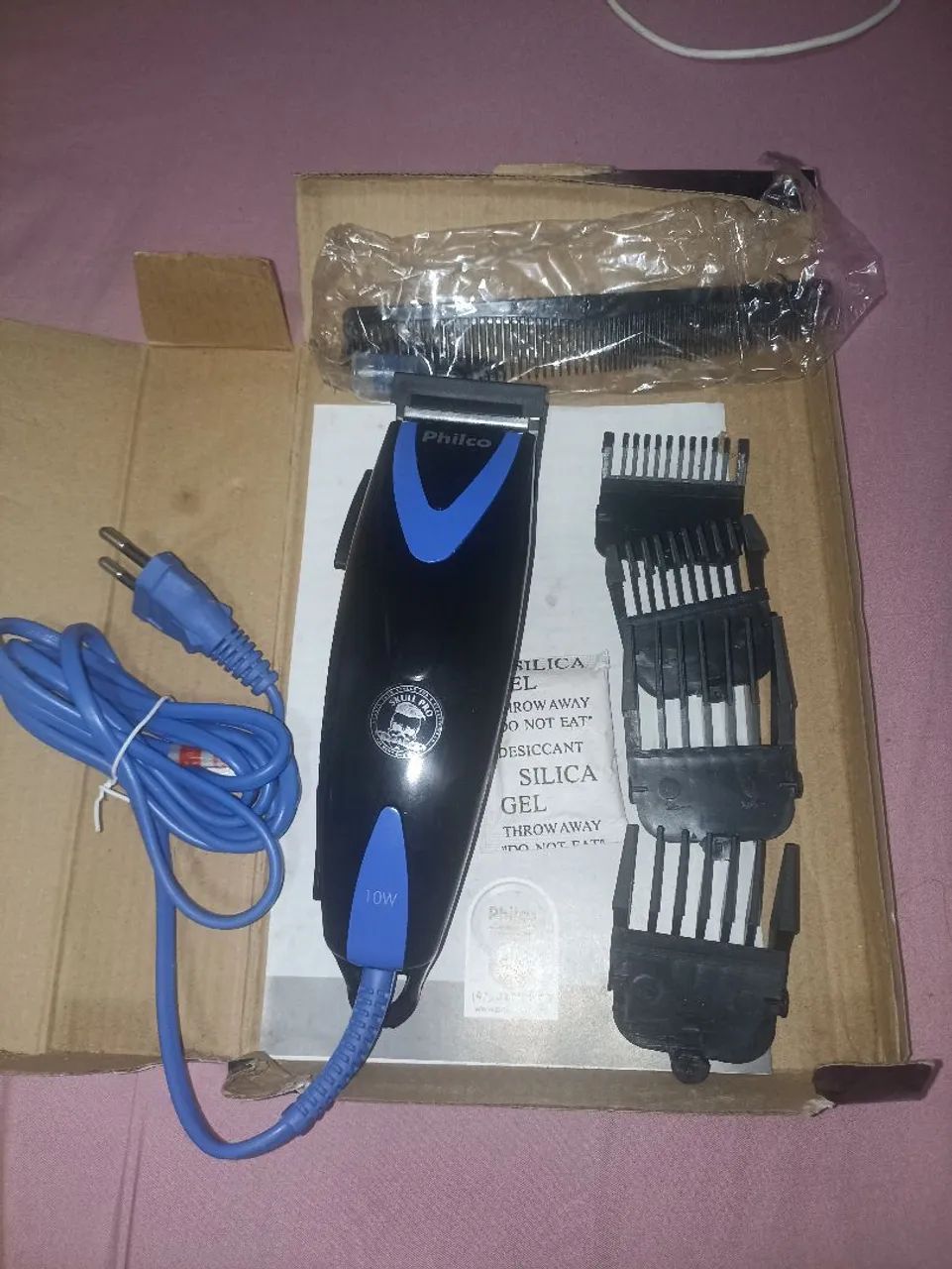 Máquina de Cortar Cabelo Philco Skull Pro Completa - Excelente Estado - Foto 3