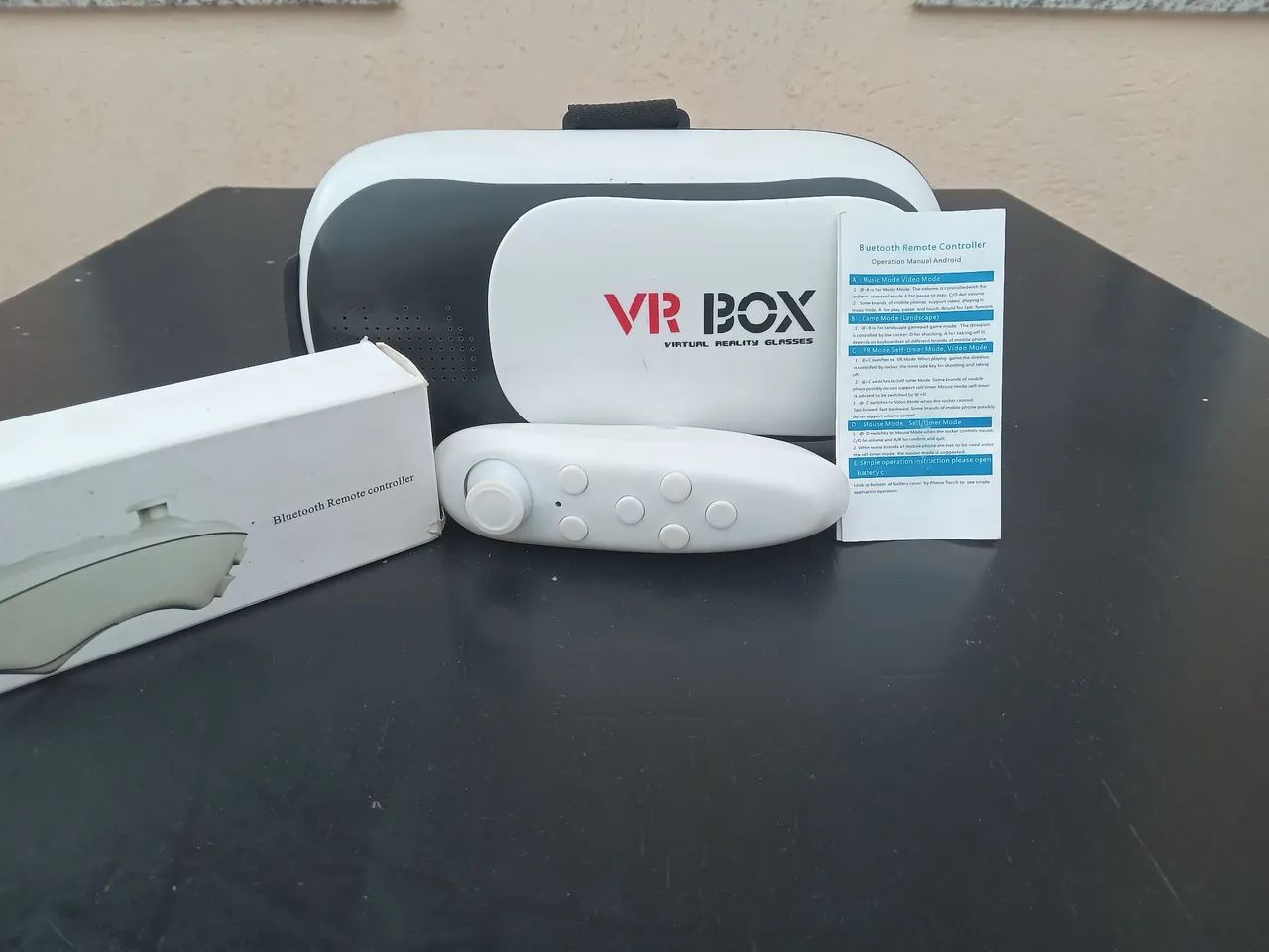 Óculos VR Box Com Controle Bluetooth (Completo na Caixa + Pilhas)