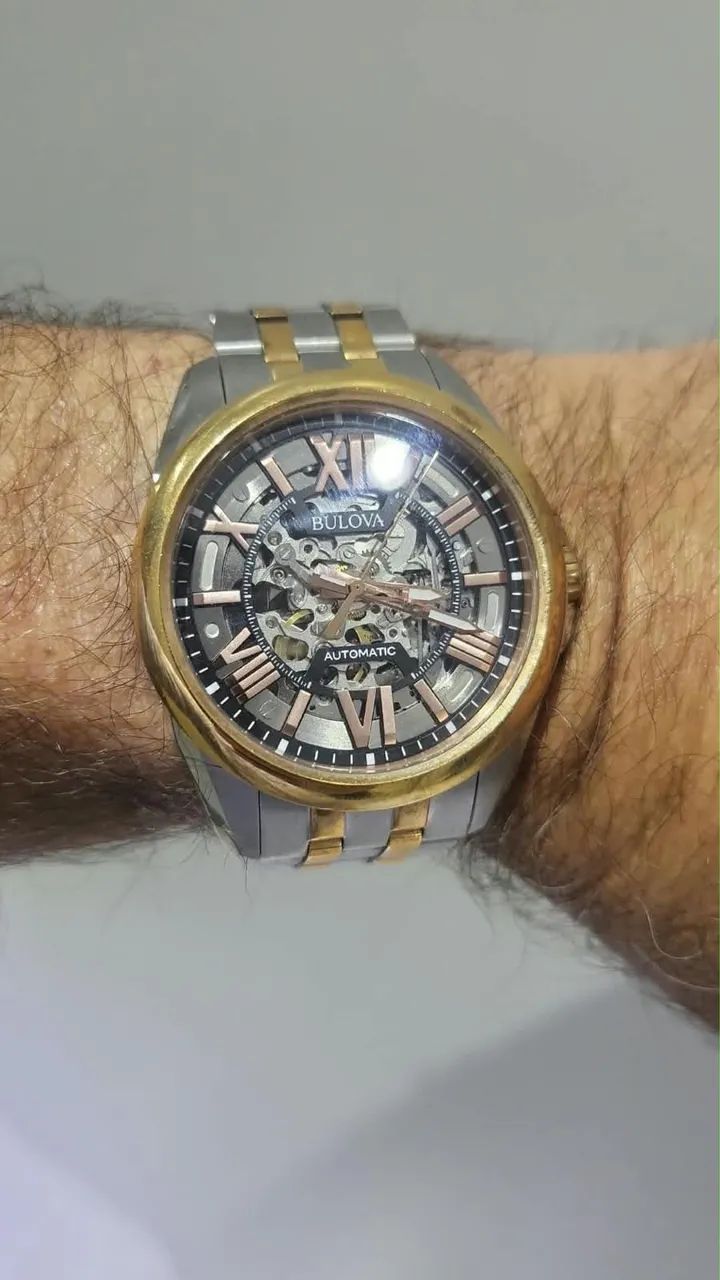 Bulova Sutton Skeleton Automatic - Full Set