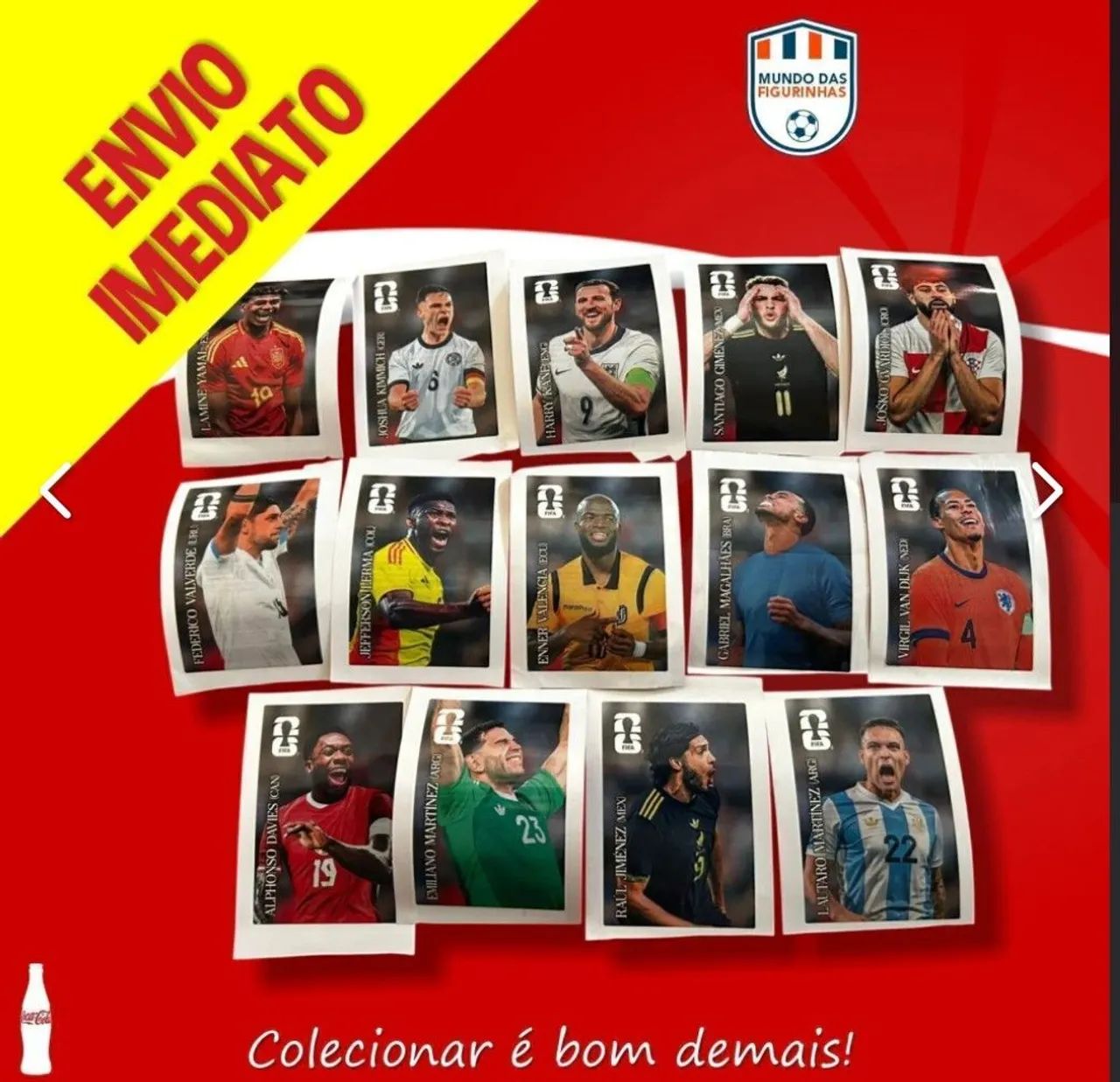 Kit completo figurinhas da Coca cola  - Foto 2