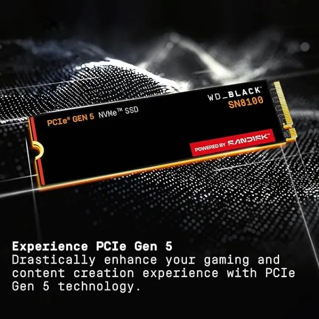 SSD SN8100 NVMe de 1TB - NOVO | Nota Fiscal | Garantia