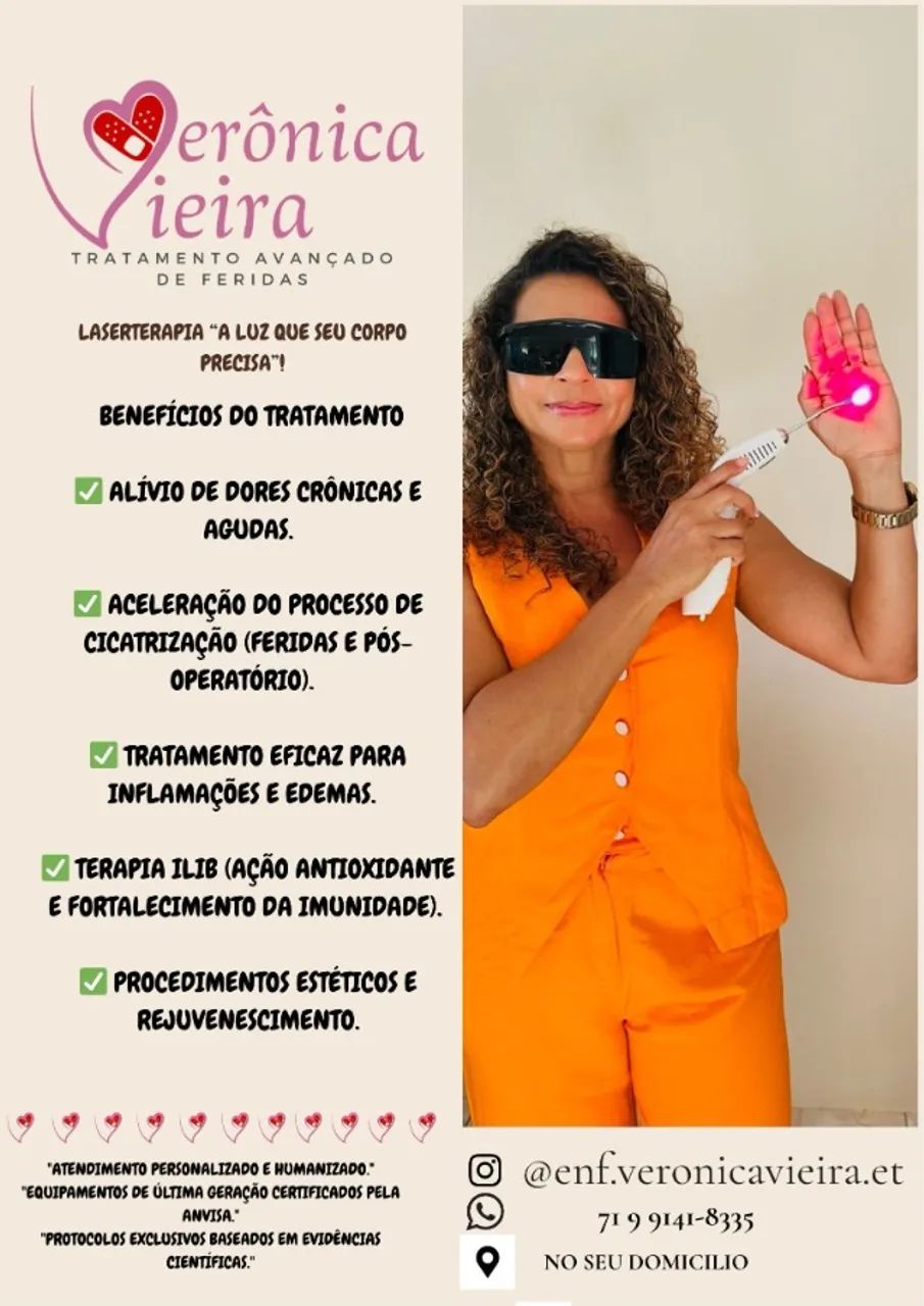 TRATAMENTO AVANÇADO DE FERIDAS E LASERTERAPIA