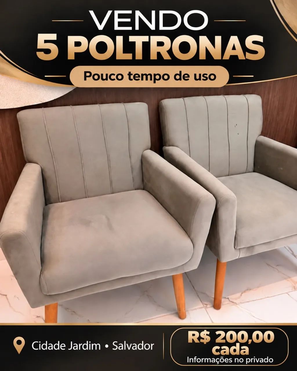 VENDO POLTRONAS 