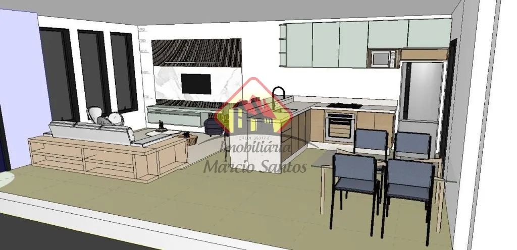 Oportunidade em Taubaté, Casa Nova com 3 Dormitórios, sendo 1 suíte com closet - Foto 2