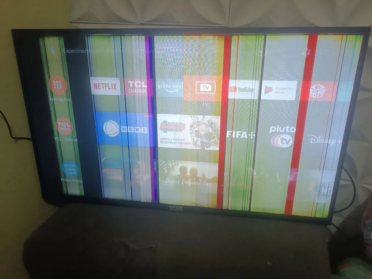 Tv TCL 43 polegadas com defeito  - Foto 5
