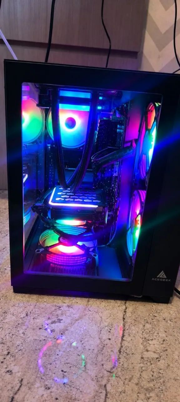 Vendo ou troco pc gamer e setup completo - Foto 4