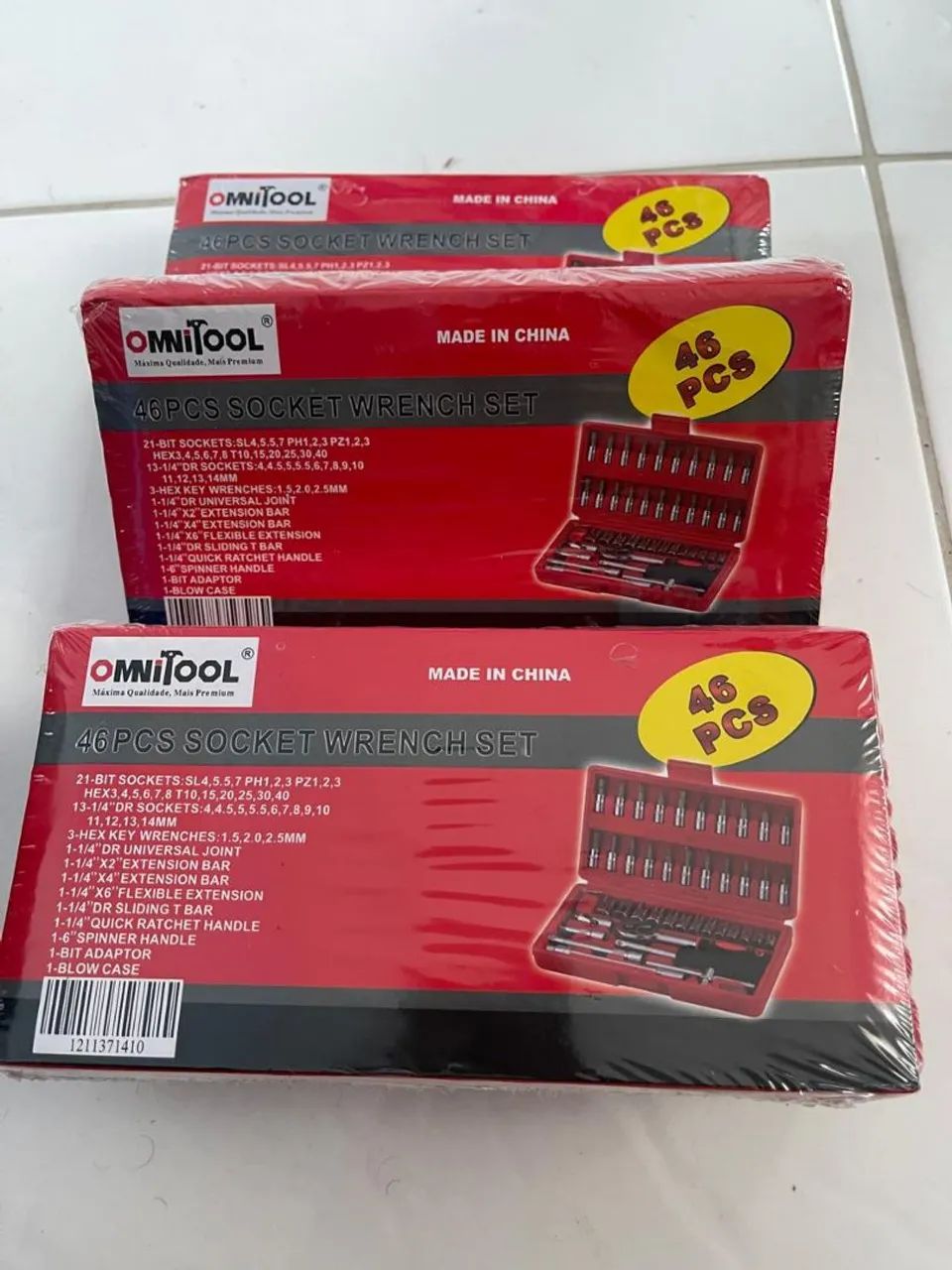 OmniTool 46-Piece Tool Set – Ratchet Wrench + Complete Socket Set (New, Sealed)