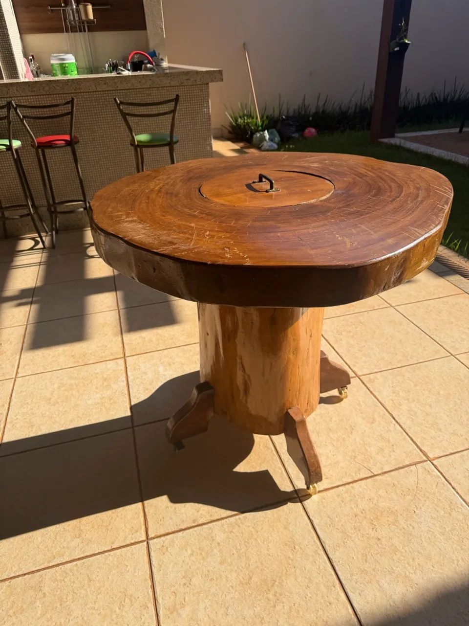 Mesa em Madeira com Cooler - Foto 5