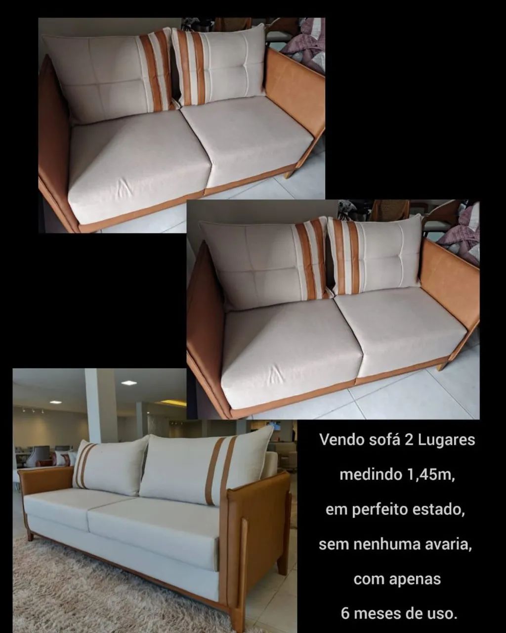 Vendo sofá 2 Lugares em perfeito estado
