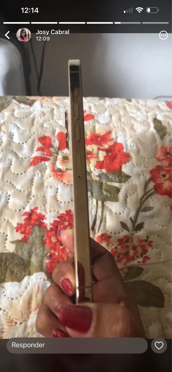 iPhone 13 Pro Max 257 gb cor dourando  - Foto 2