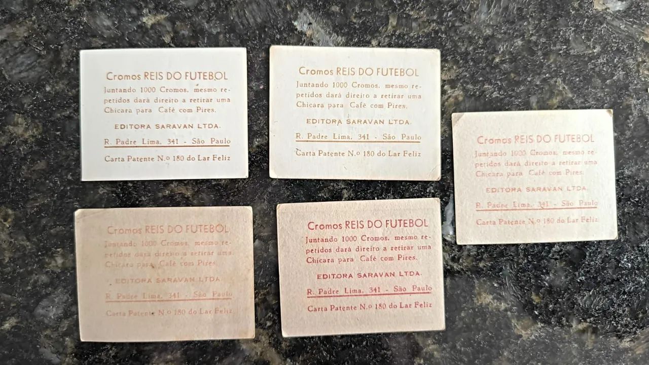 Botafogo SP 05 figurinhas Reis do Futebol 1962 - Foto 2