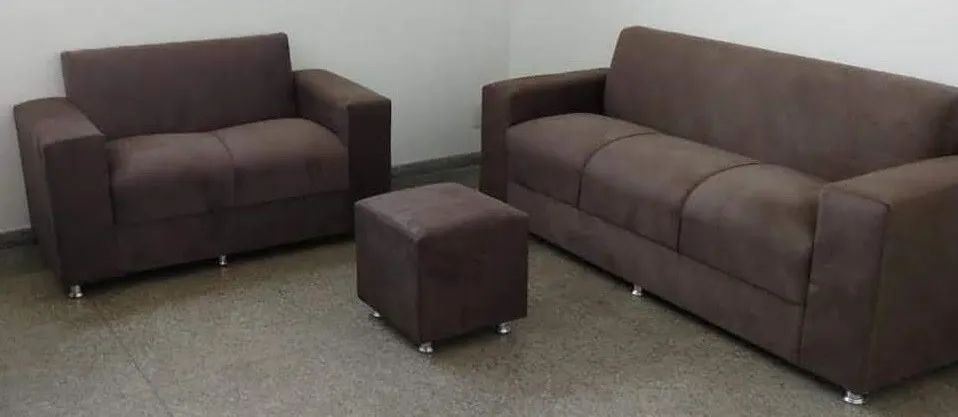 Sofá 2 e 3 assentos Suede D33 De alta qualidade Confortável Promoção