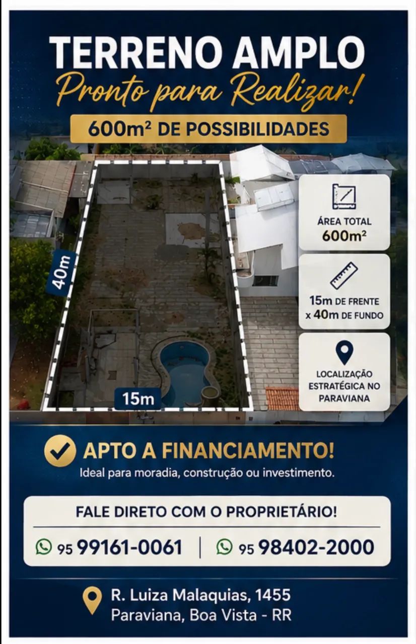 Terreno no Paraviana