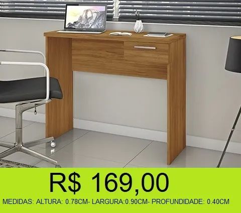 Escrivaninha uma gaveta - Funcionalidade e custo beneficio  - Foto 3