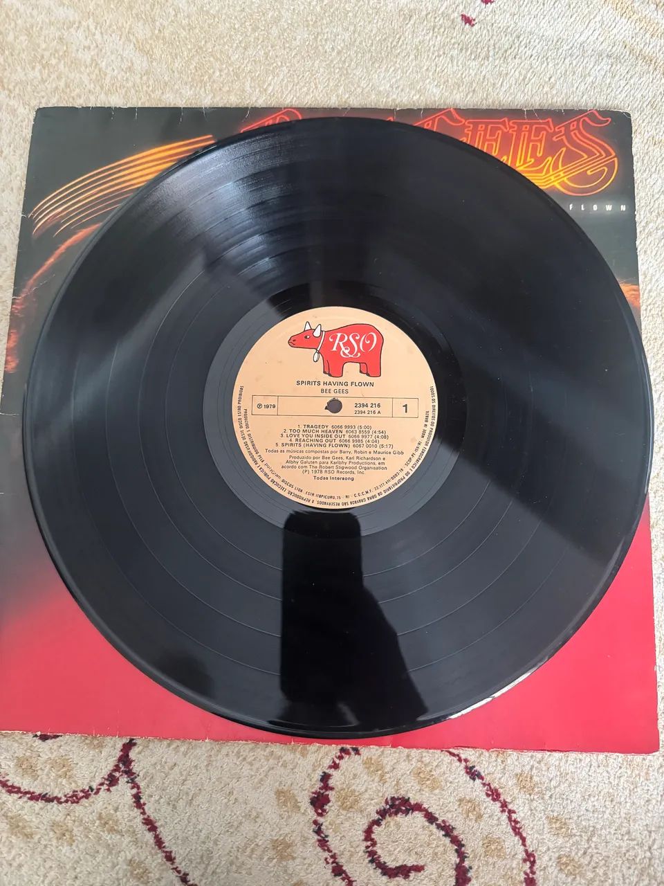 vinil Spirits Having Flown do grupo Bee Gees - Foto 2