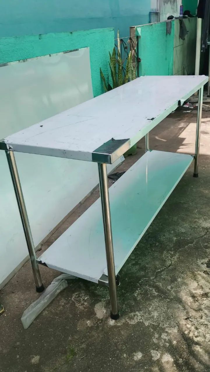 Bancada de inox 