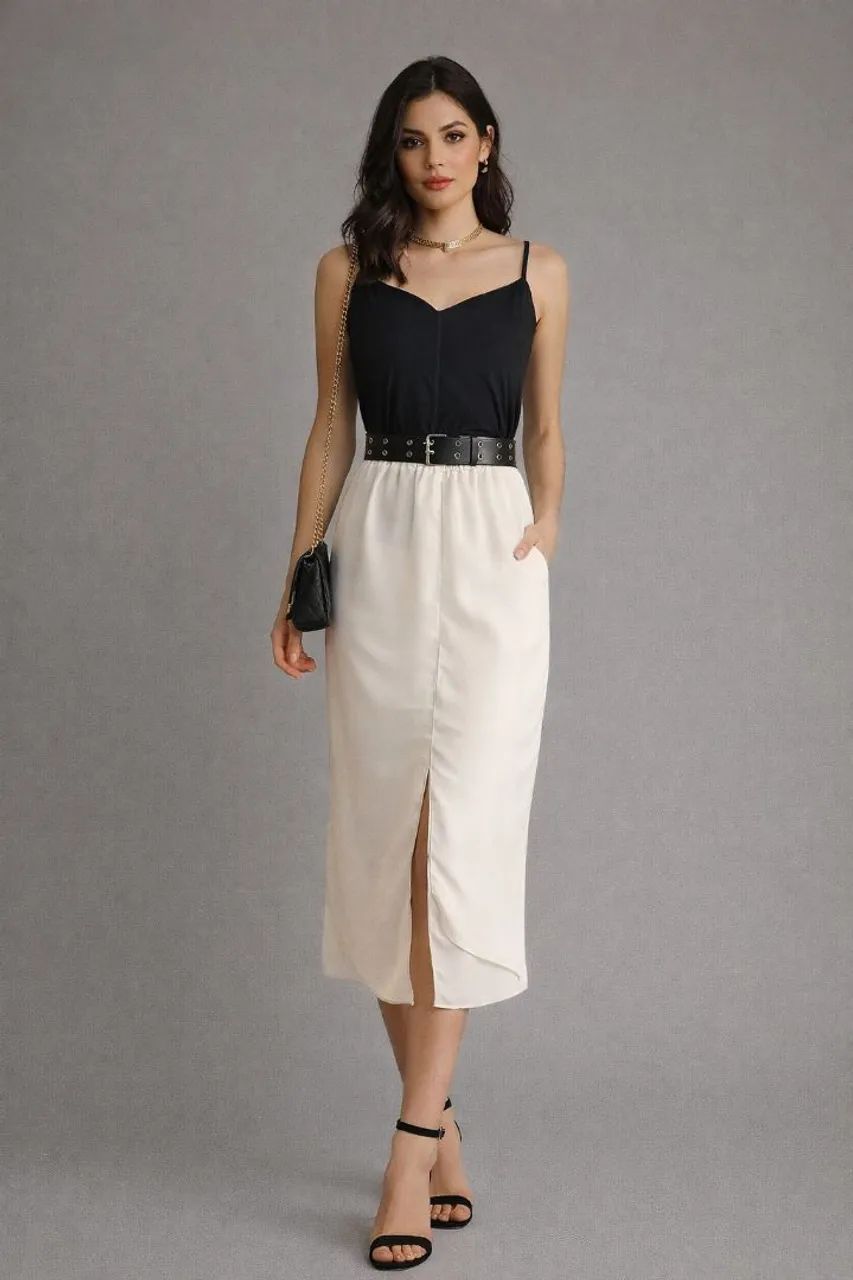 Conjunto Blusa e Saia