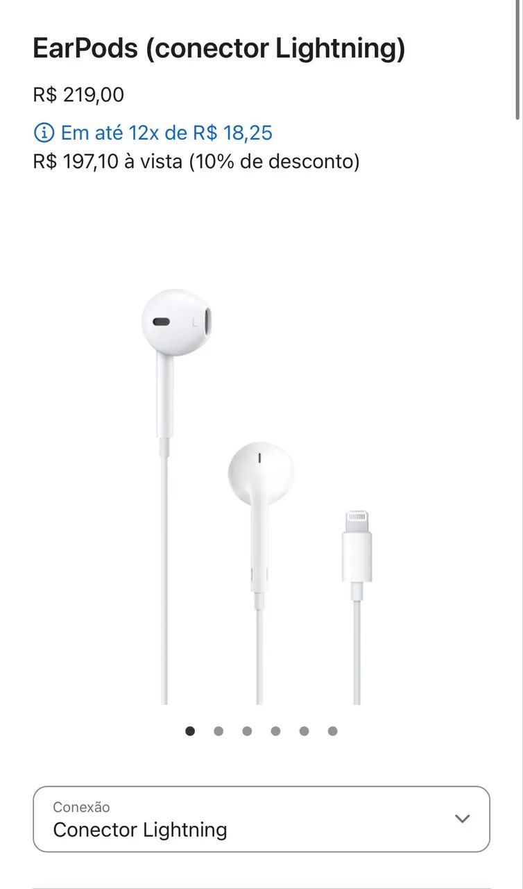 EarPods e carregador Apple - Foto 2