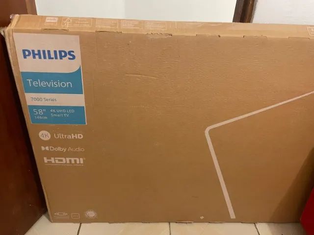 Smart TV Philips 58 Polegadas 4K UHD LED Google TV 7000 Series com Caixa Itapevi - Foto 4