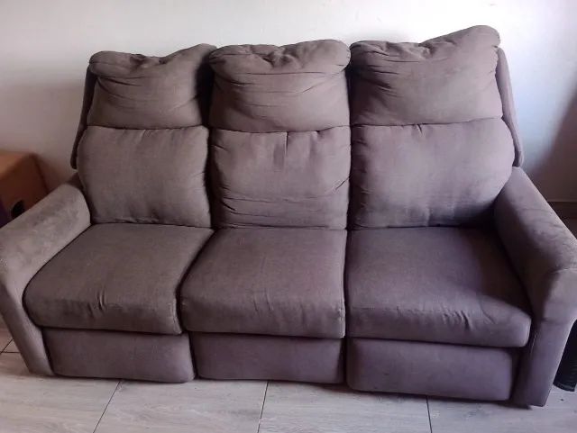 Sofá Reclinável 3 lugares