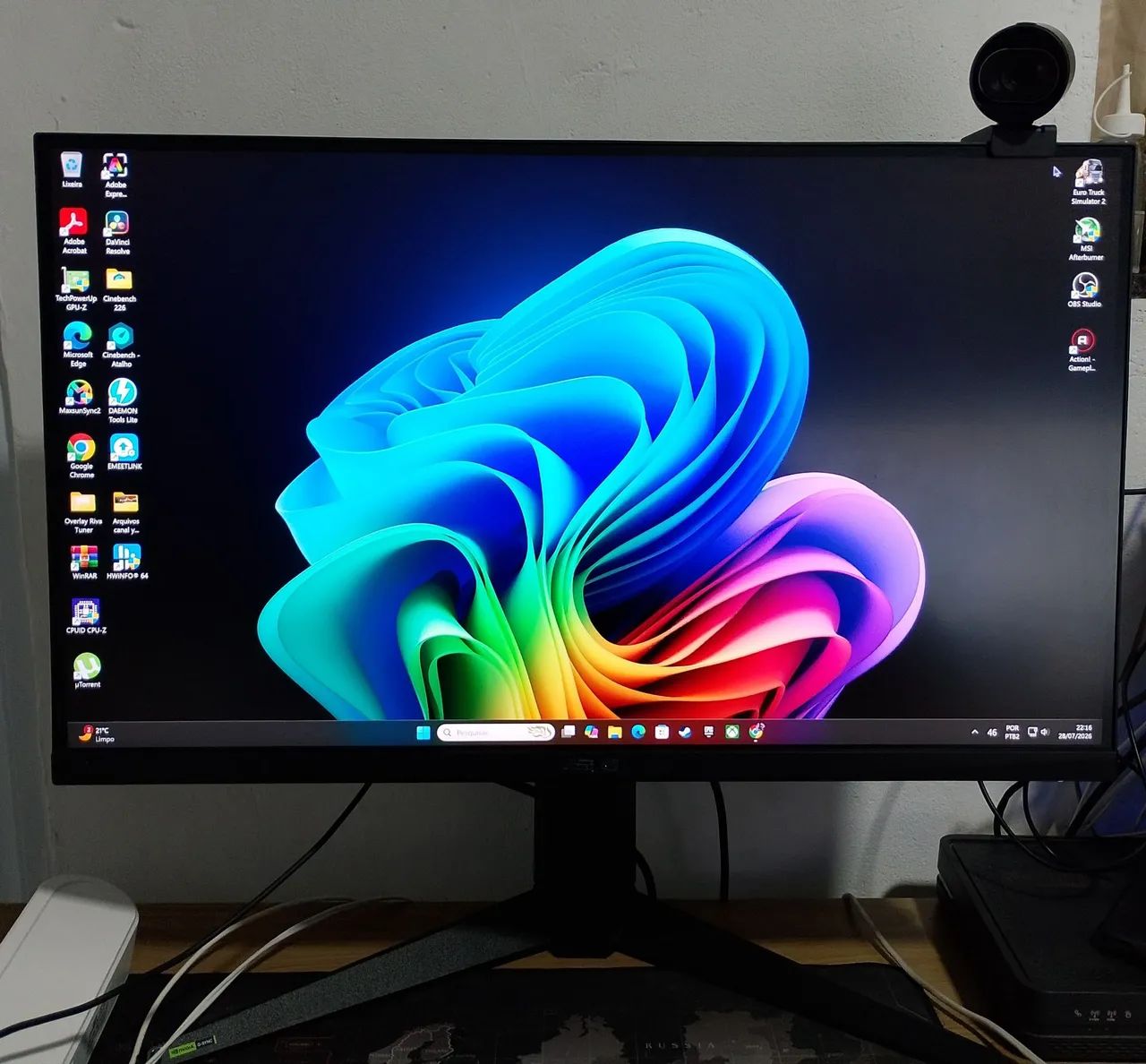 Monitor Asus Tuf vg3a 27p 180hz fast ips qhd  - Foto 3