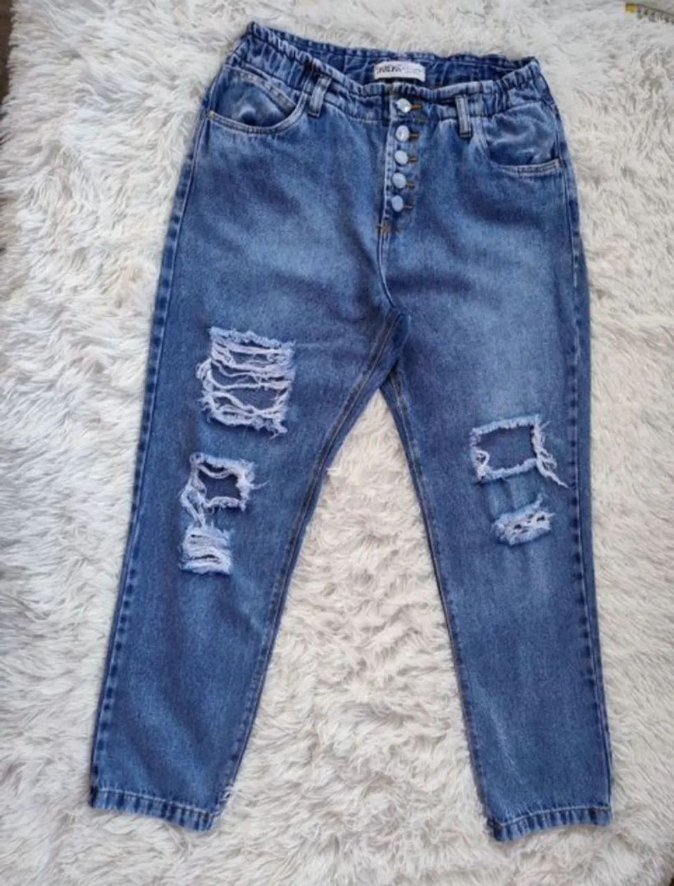 Calça Jeans Dardak Destroyed 44 - Foto 2