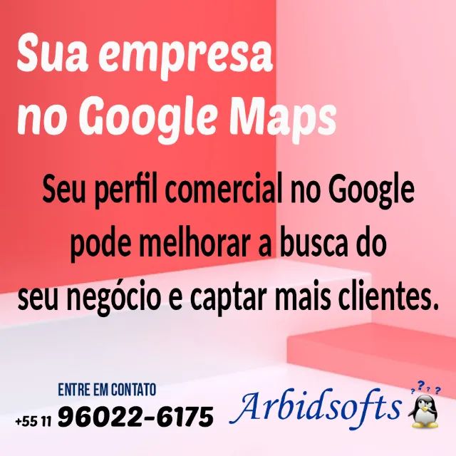 Coloque sua empresa Google Maps