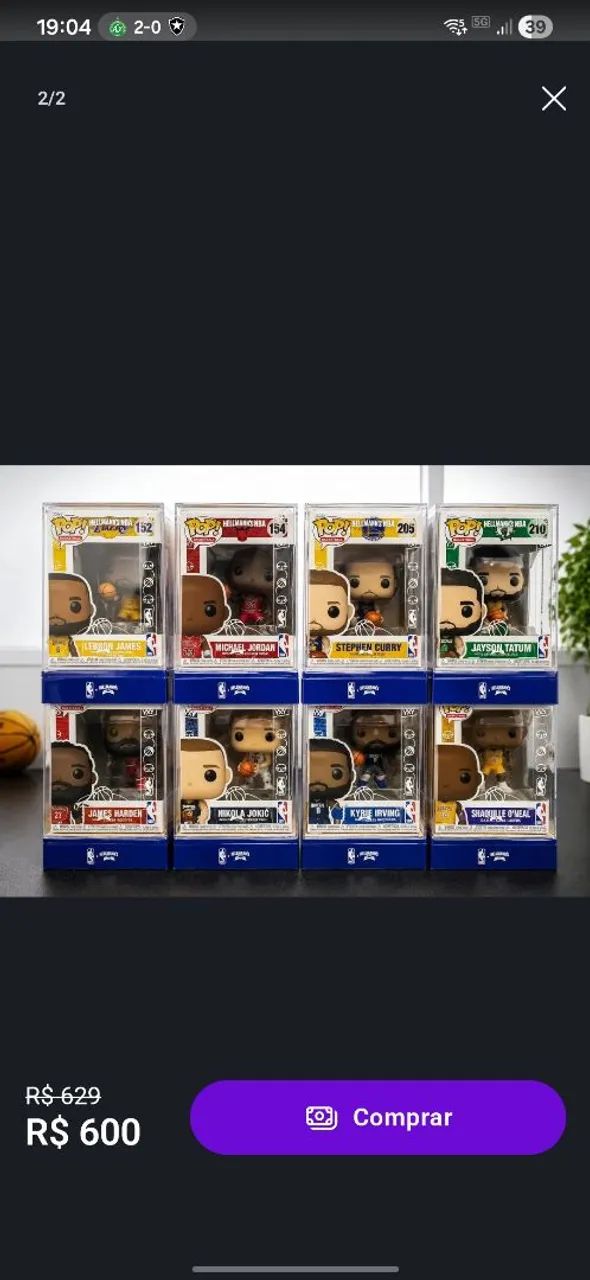 Vende-se funko pop da nba. - Foto 2