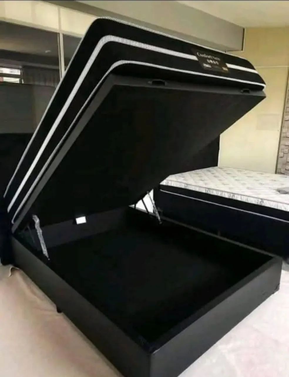 BASE BAU+ COLCHÃO DE BOA QUALIDADE NOVO DE FABRICA 
