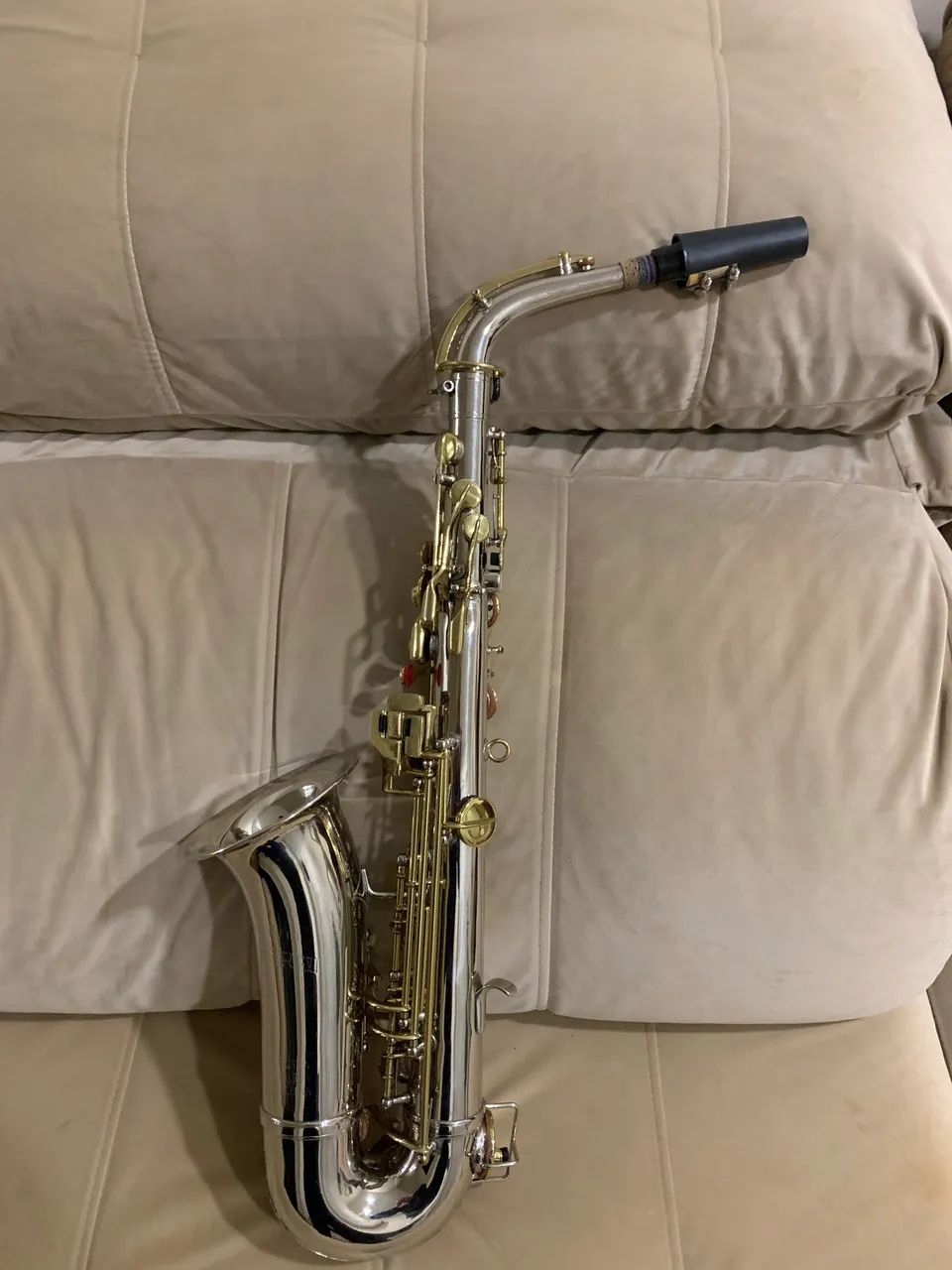 Vende-se Sax Sofone Weril MI Bemol - Foto 4