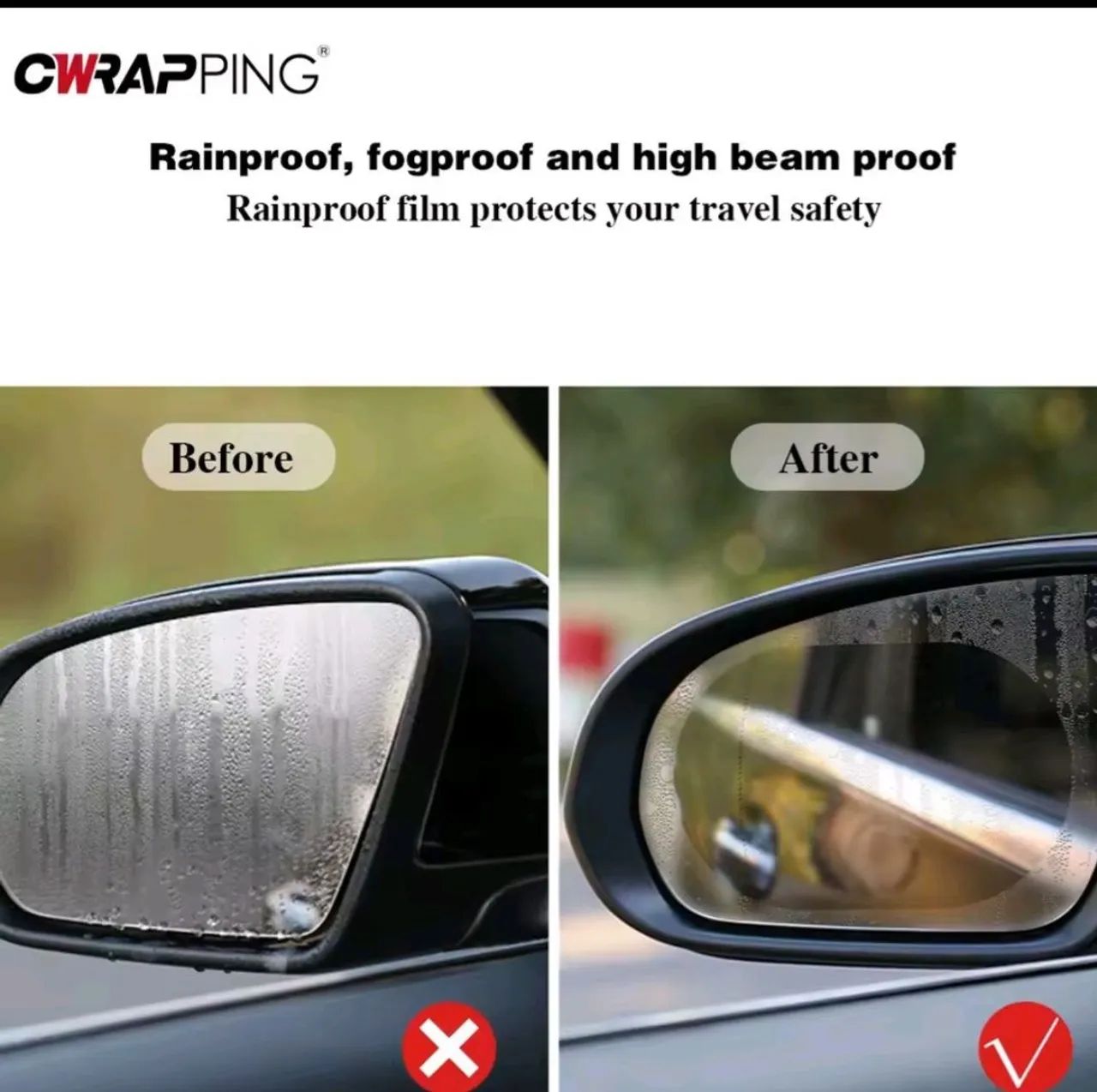 Filme que não embasbacado retrovisor 