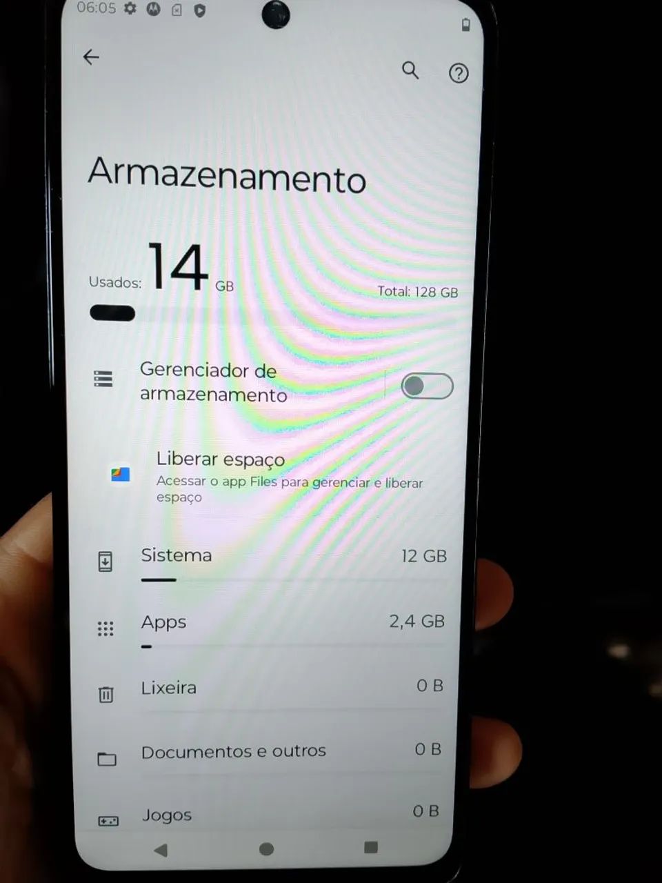Moto g34 5g de 128 g ,só chip virtual  - Foto 3