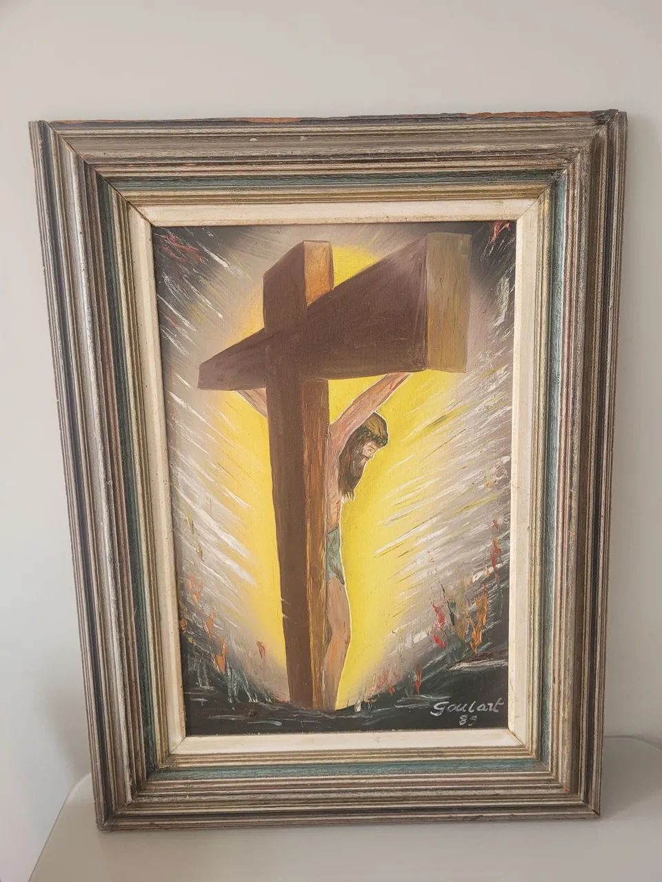 Lindo quadro Jesus tamanho 80x60 - Redução no preço - Foto 3