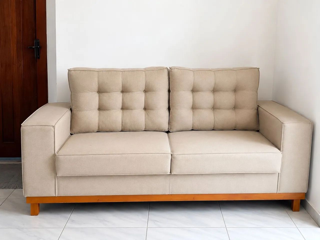 Sofa linho retrátil  - Foto 2