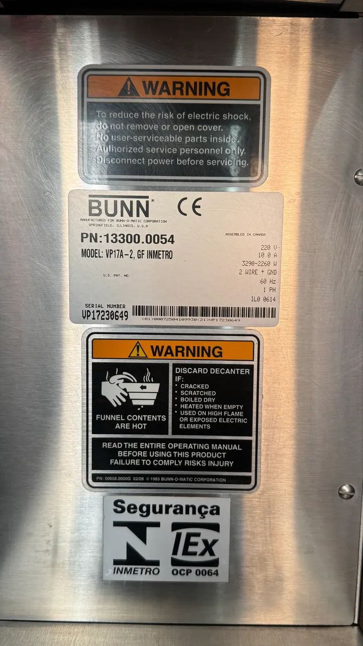 Máquina de café coado filtrado BUNN - Foto 4