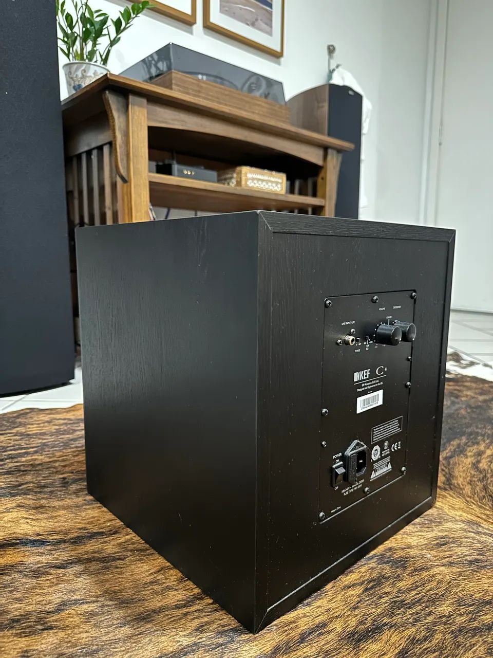 Subwoofer KEF C4 200W - Ativo - Foto 4