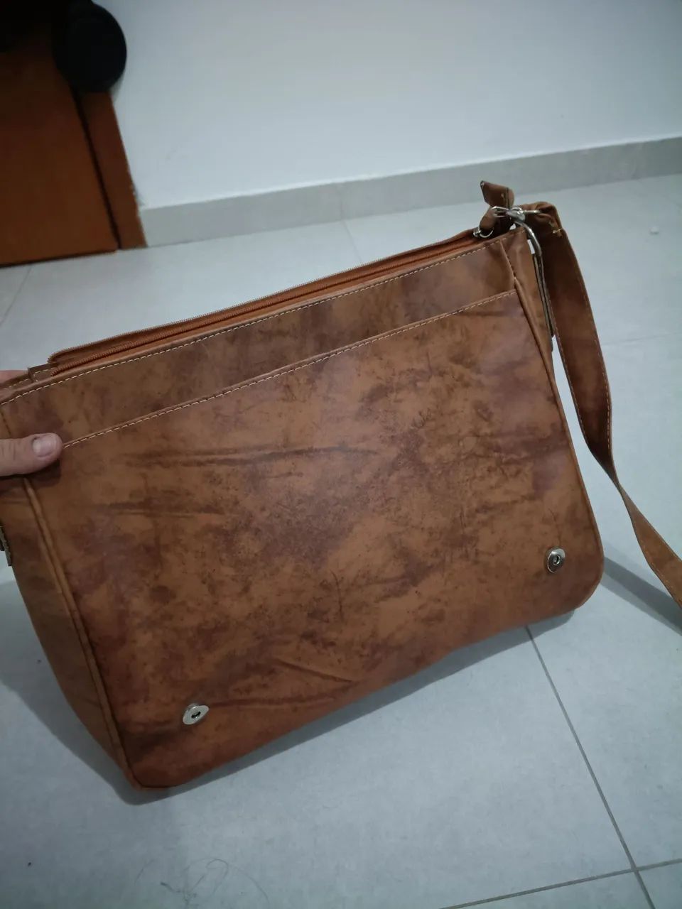 Bolsa em couro legítimo  - Foto 3