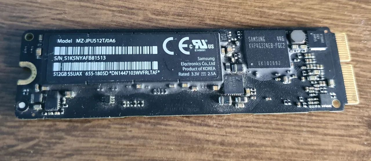 SSD 512GB macbook ORIGINAL pro e air, 2013, 2014, 2015