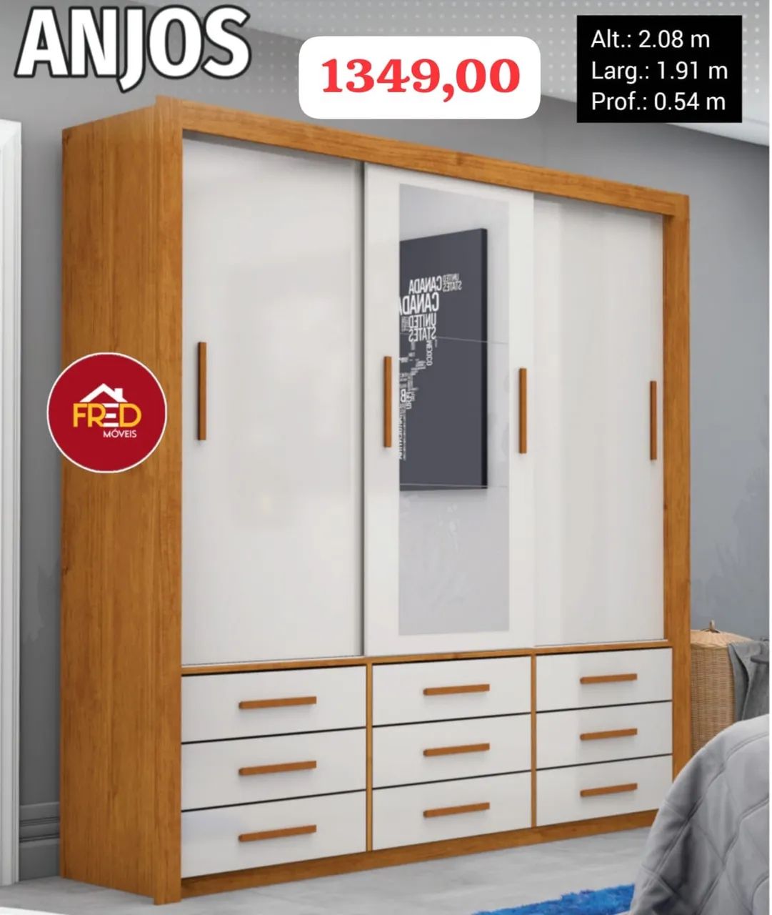 Guarda roupa oferta 