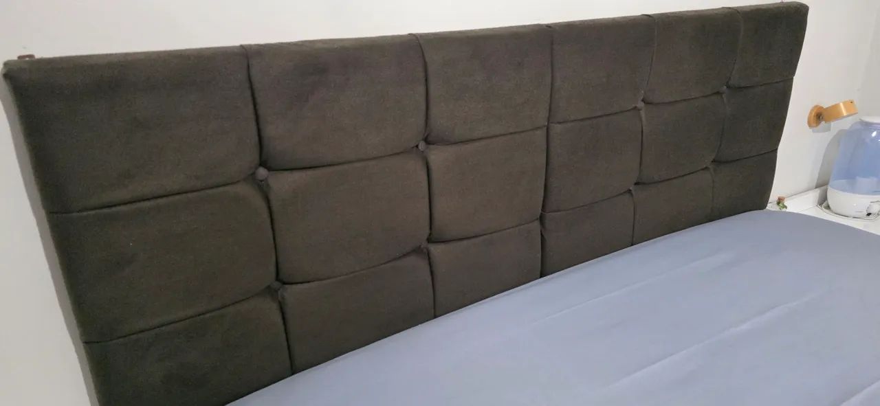Cabeceira Estofada Cama Box Queen